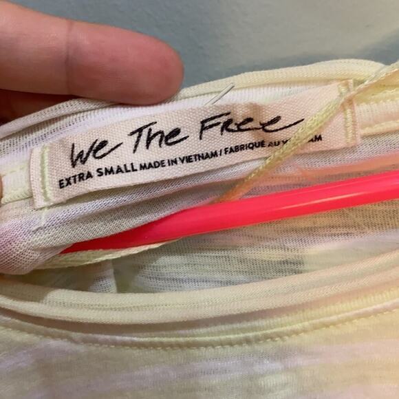 NWT free people neon line combo women’s top - Picture 6 of 8